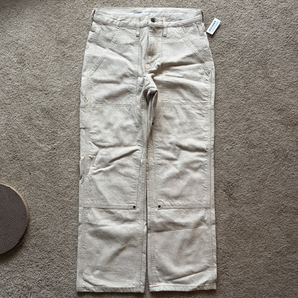 Old Navy Light Tan '90s Baggy Pants